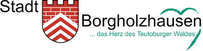 Logo mit Wappen der Partnerstadt